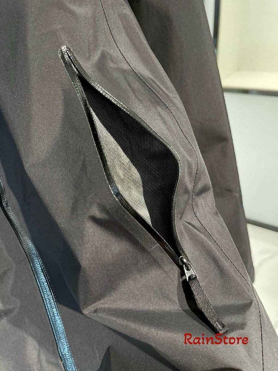 ARC'TERYX メンズマウンテンパーカー ブルゾン ブラック Sサイズ ウインドブレーカー スキージャケット BETA LT GORE-TEX 防水 フード付_画像7
