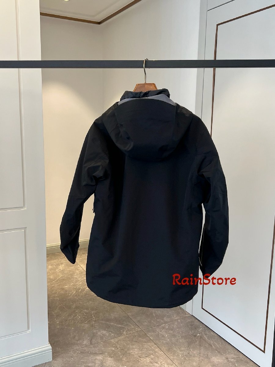 ARC'TERYX メンズマウンテンパーカー Alpha SV7 3-in-1ジャケット ブラック S セパレート ダウンインナー付 ウインドブレーカー 男女兼用_画像4