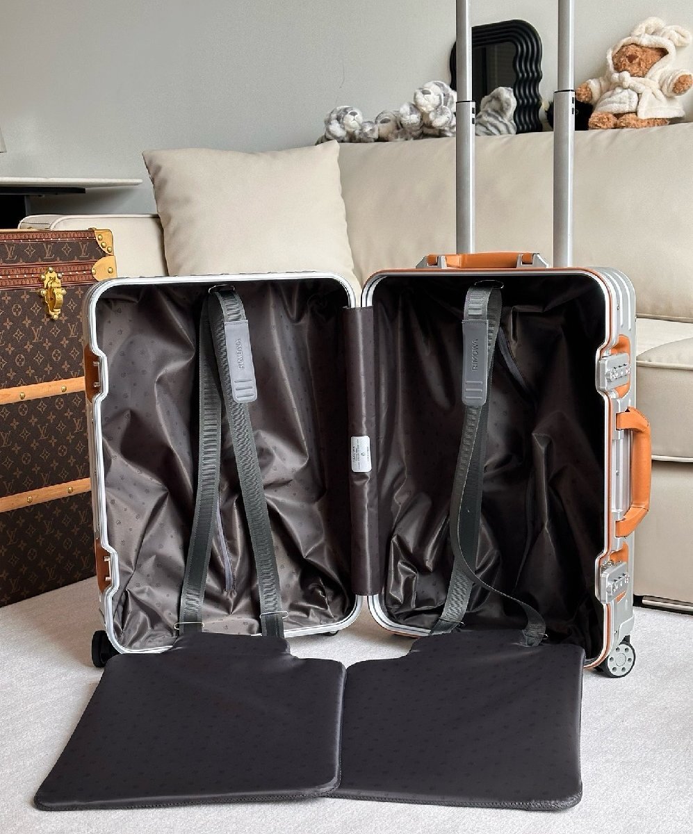 スーツケース RIMOWA リモワ Original925オリジナル キャビン ツイスト 機内持ち込み用 21インチ 35L シルバーxブラウン ユニセックスの画像5