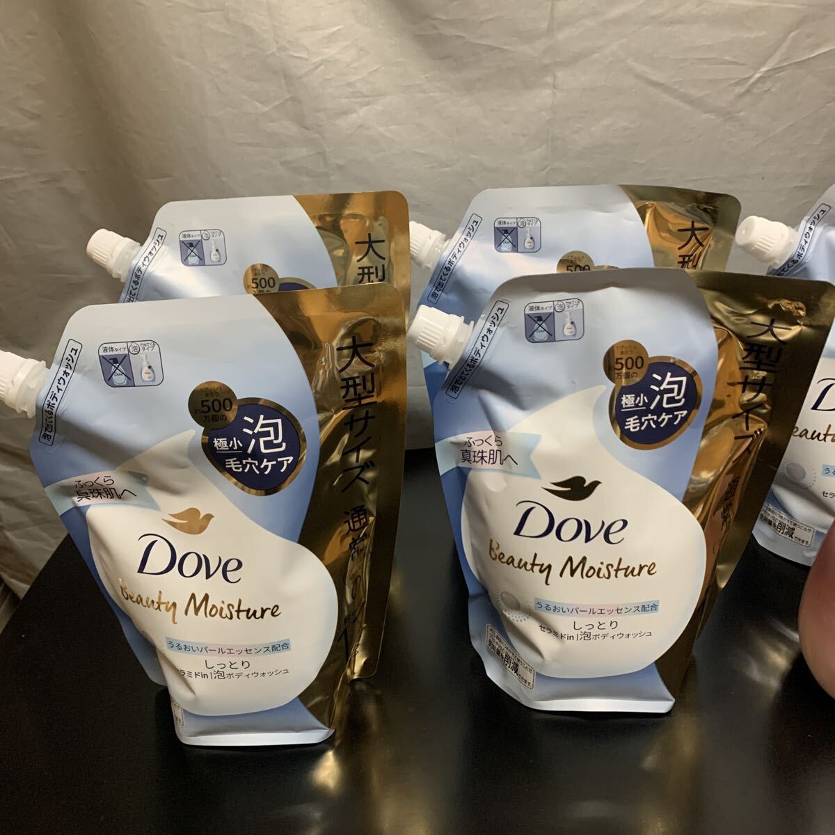 Dove(ダヴ) ビューティーモイスチャー しっとり 泡ボディーソープ(泡ボディウォッシュ) 詰め替え 大容量 750g フローラルソープの香り 保湿_画像2