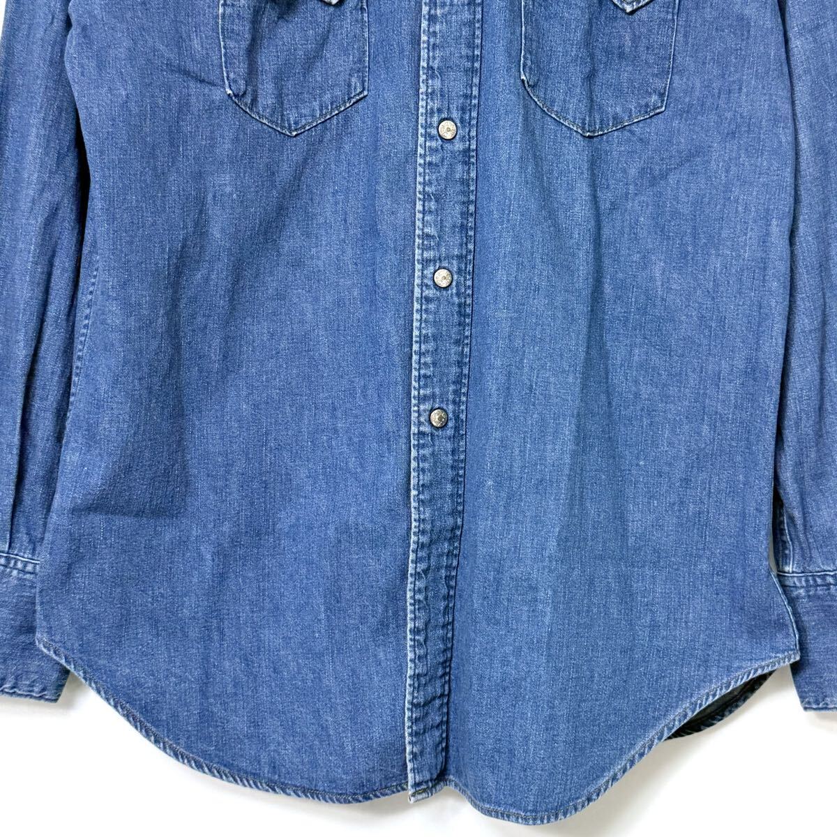 orSlow オアスロウ WESTERN DENIM SHIRT デニム ウエスタン シャツ 1 S_画像4