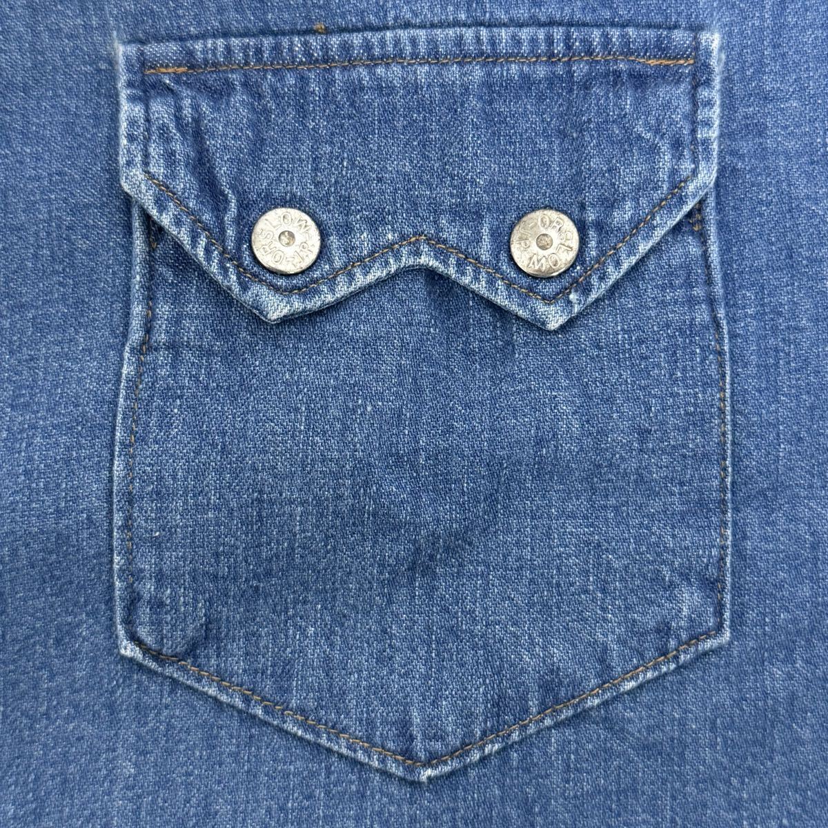 orSlow オアスロウ WESTERN DENIM SHIRT デニム ウエスタン シャツ 1 S_画像6