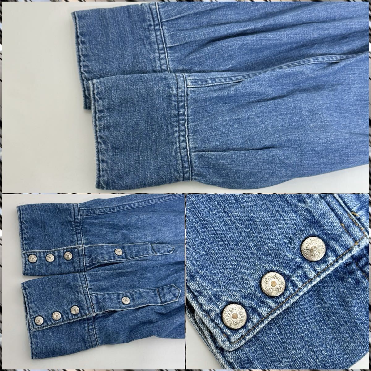 orSlow オアスロウ WESTERN DENIM SHIRT デニム ウエスタン シャツ 1 S_画像8
