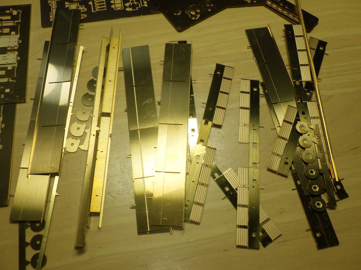 ジャンク No.2 ワールド工芸 金属キット HOゲージ ホキ2500 貨物列車 他 パーツ まとめて_画像6