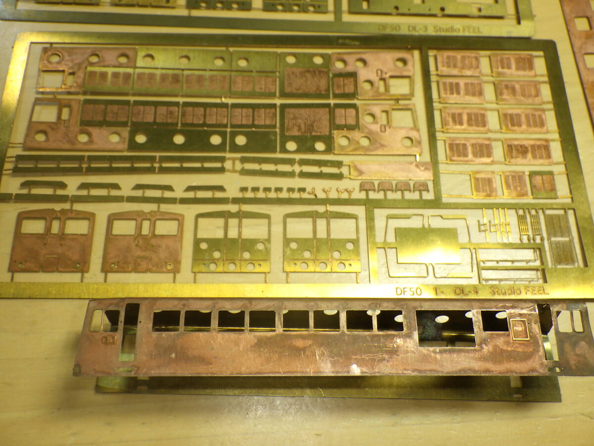 ジャンク No.8　Nゲージ　国鉄　DF50　DF93 ディーゼル機関車　金属キット　パーツ　まとめて　　Studio FEEL　　　 スタジオフィール_画像3