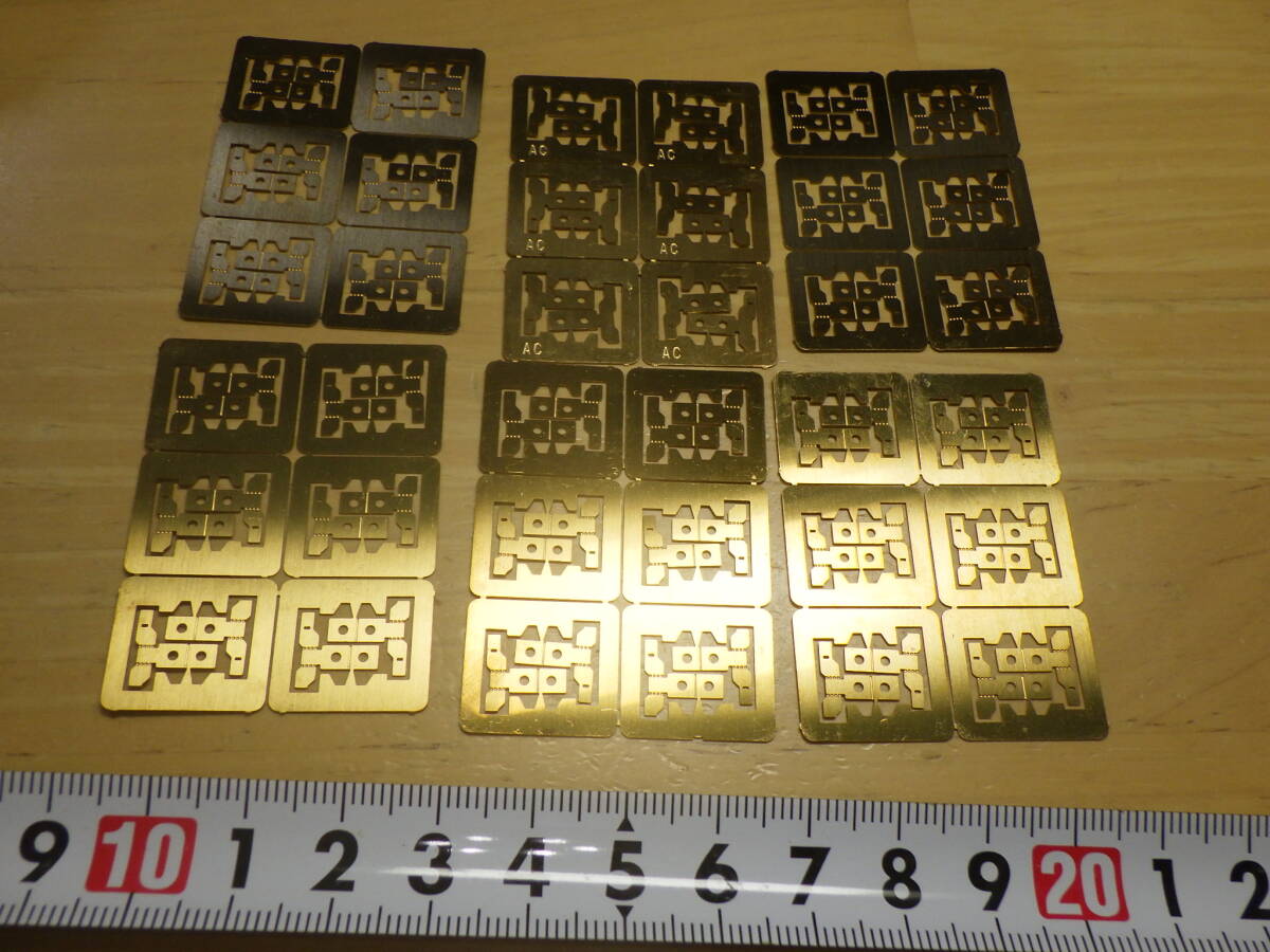 ジャンク No.9 ワールド工芸 金属キット カプラーポケット パーツ まとめて _画像1