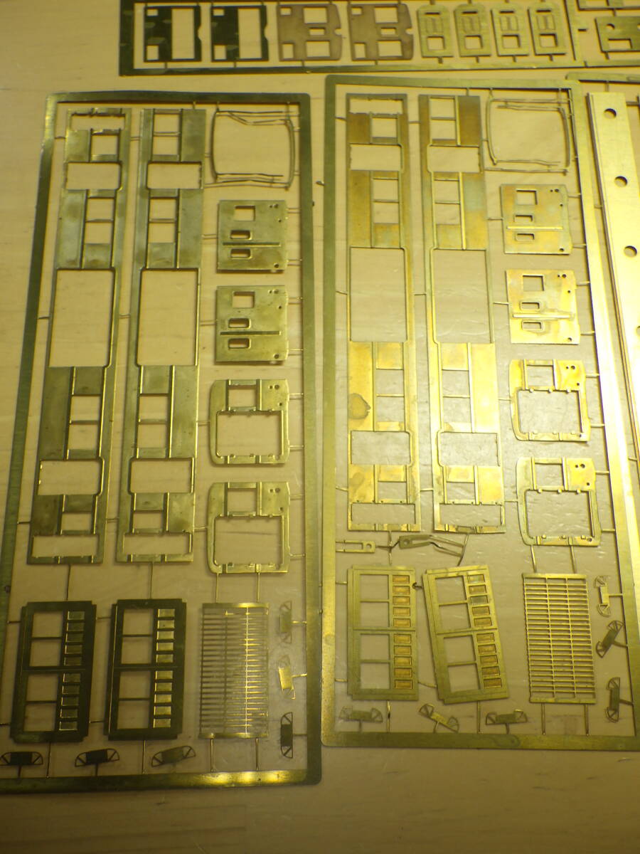 ジャンク No.5 Nゲージ 宮沢模型 国鉄 クエ28002 救援車 金属キット パーツ 他 まとめて Studio FEEL スタジオフィール_画像3
