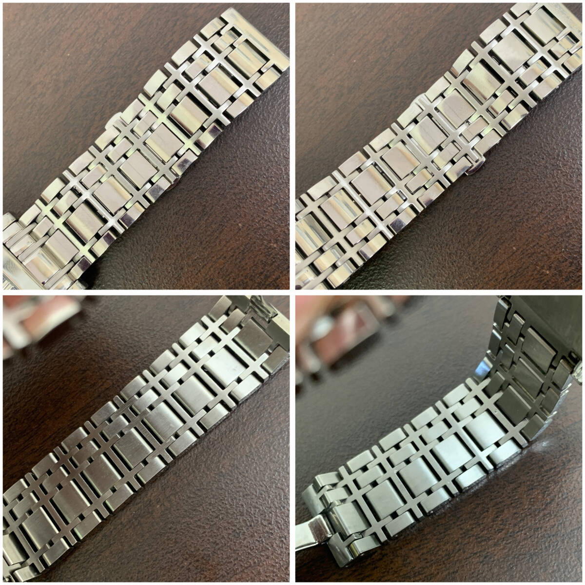 【稼働品】BURBERRY BU1320 / メンズ 腕時計 3針 文字盤 ブラック バーバリー ウォッチ シルバー 箱付き クォーツ クオーツ_画像7