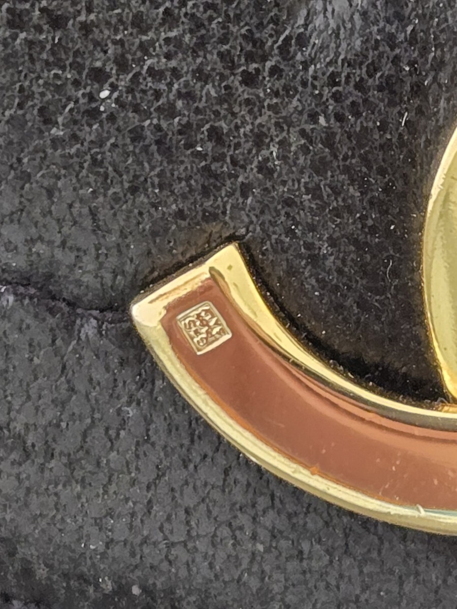 T★１円スタート★　チェーンショルダーバッグ　 ターンロック ブラック_画像3