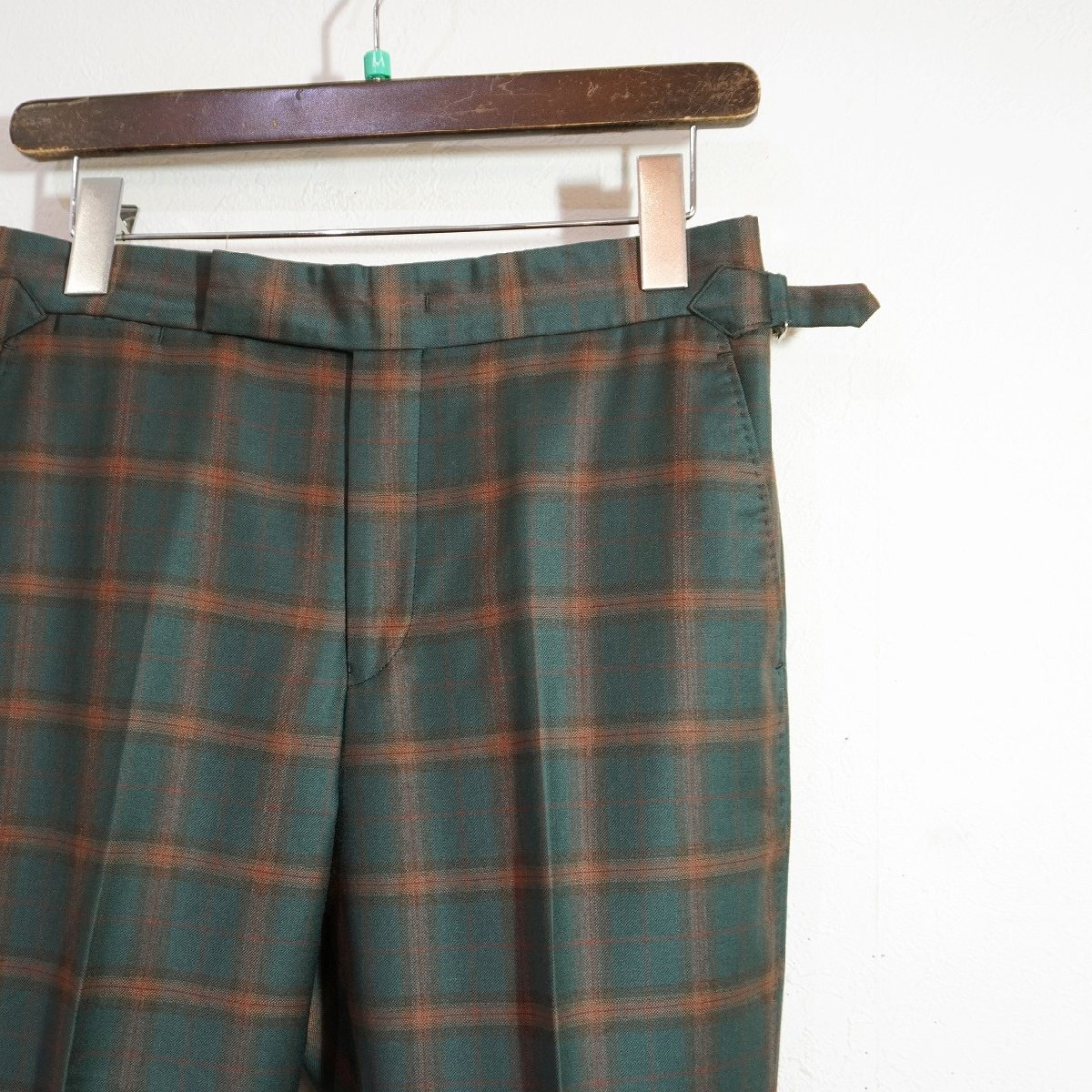 Paul smith (M) チェックスラックス ダブル ポールスミス 日本製 J11-115_画像5