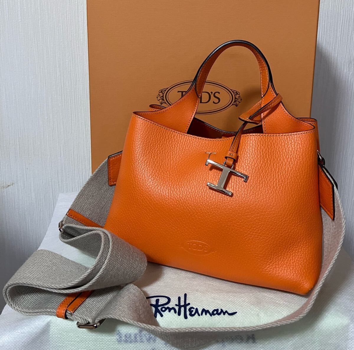 TOD'S ロンハーマン別注　Apa Sacca Micro Bag バック　トッズ　アパ　ハンドバック　ショルダーバック_画像3