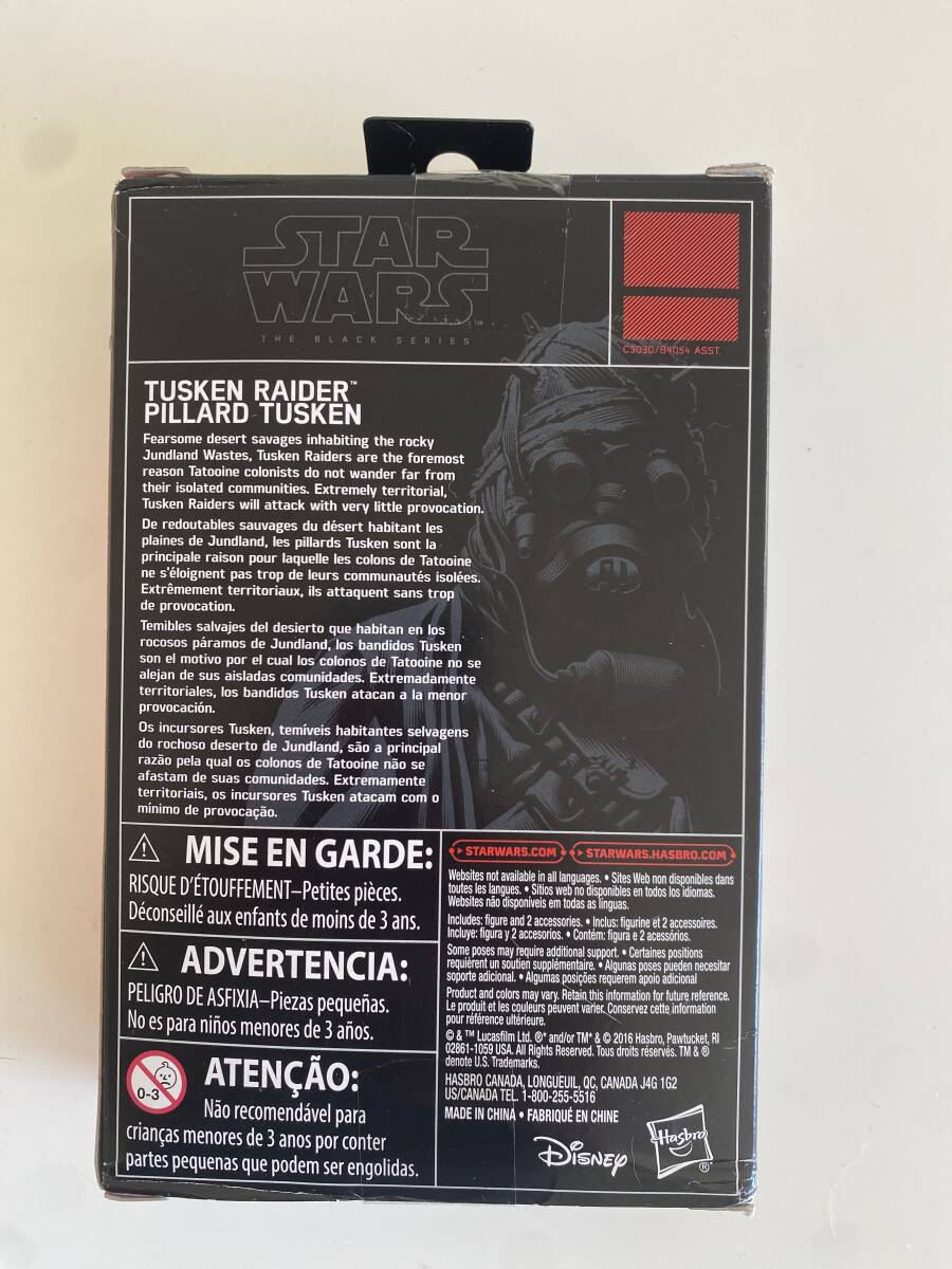 ハズブロ ブラックシリーズ Tusken Raider タスケンレイダー 3.75 Inch アクションフィギュア_画像2