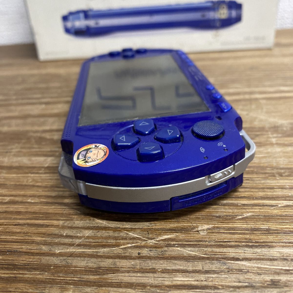 UTM757 SONY PSP PSP-1000 メタリックブルー ソニー Portable PlayStation プレイステーションポータブル　初期化済み 動作品_画像7