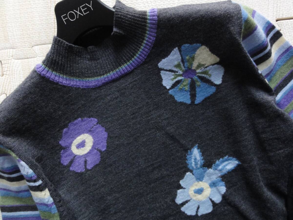 美品・Leilian・レリアン・ウール100％・ハイゲージニット・大きいサイズ13＋_画像5