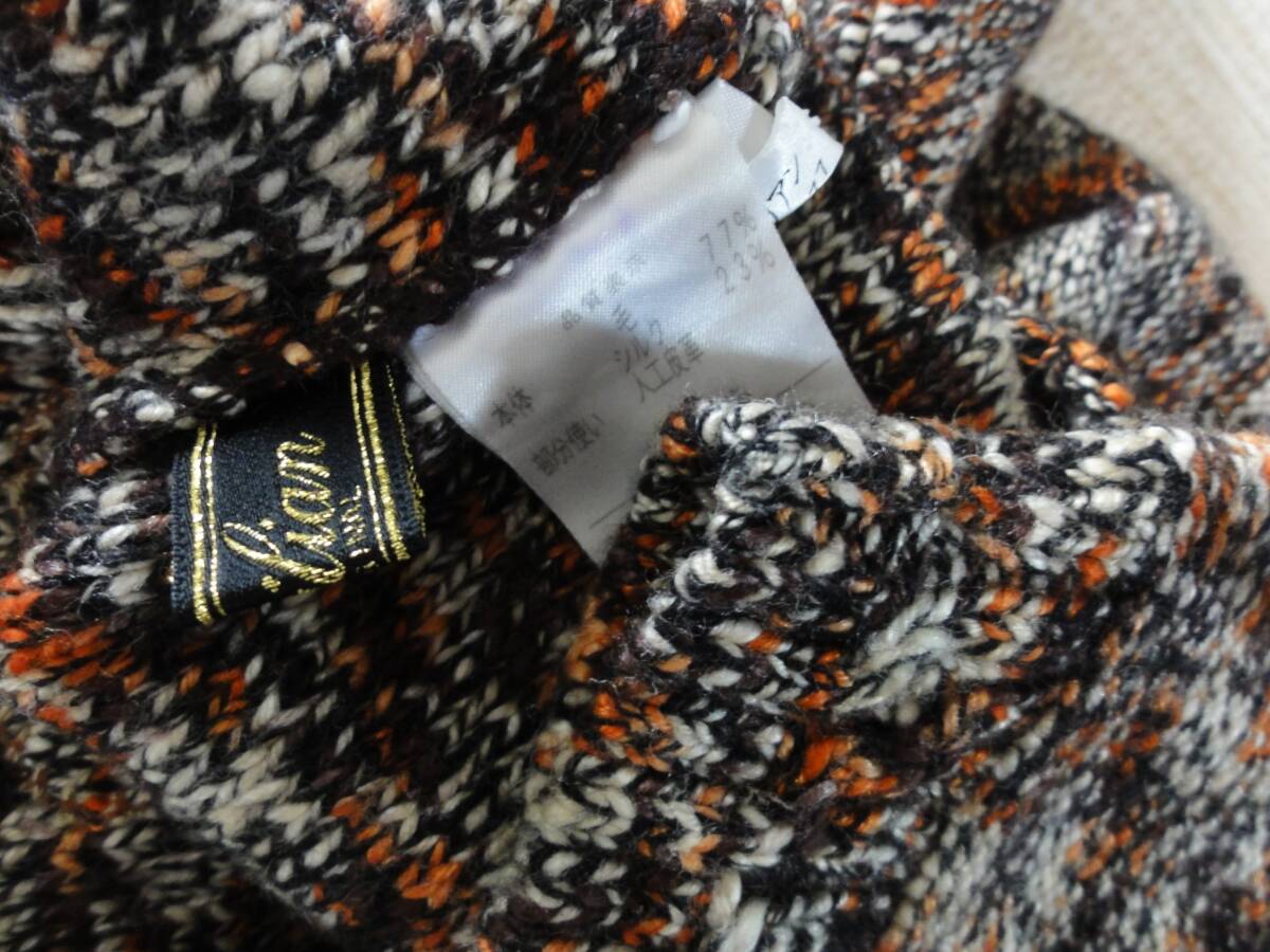 Leilian・レリアン・フラワー刺繍・ケーブルセーター・大きいサイズ13＋_画像7