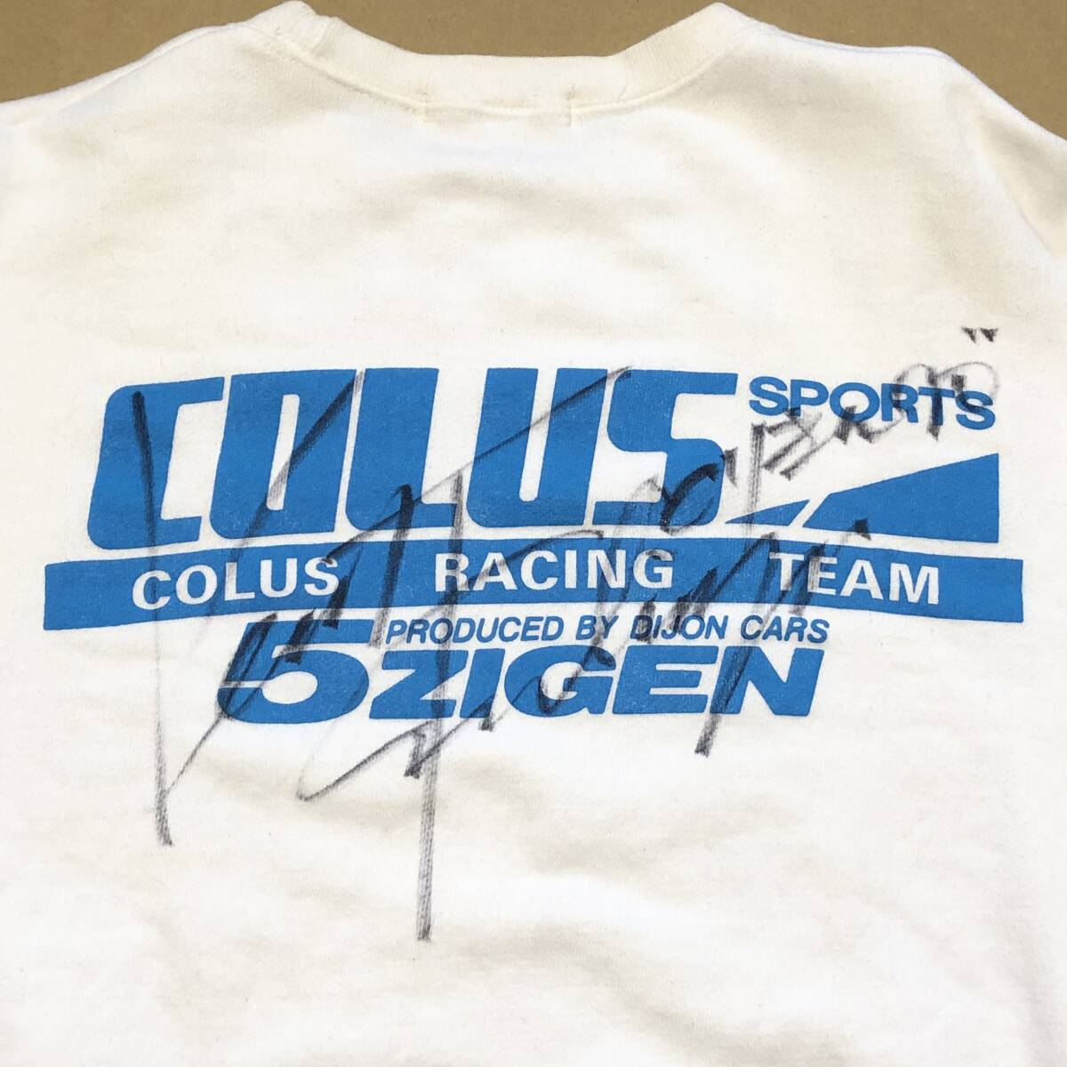 COLUS SPORTS 5ZIGEN トレーナー 白 Mサイズ USED ★★★送料無料★★★ 入手困難 超レア 土屋圭市 ドリフト カーレース_画像1