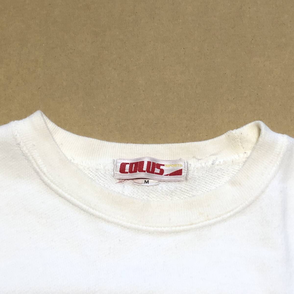 COLUS SPORTS 5ZIGEN トレーナー 白 Mサイズ USED ★★★送料無料★★★ 入手困難 超レア 土屋圭市 ドリフト カーレース_画像5