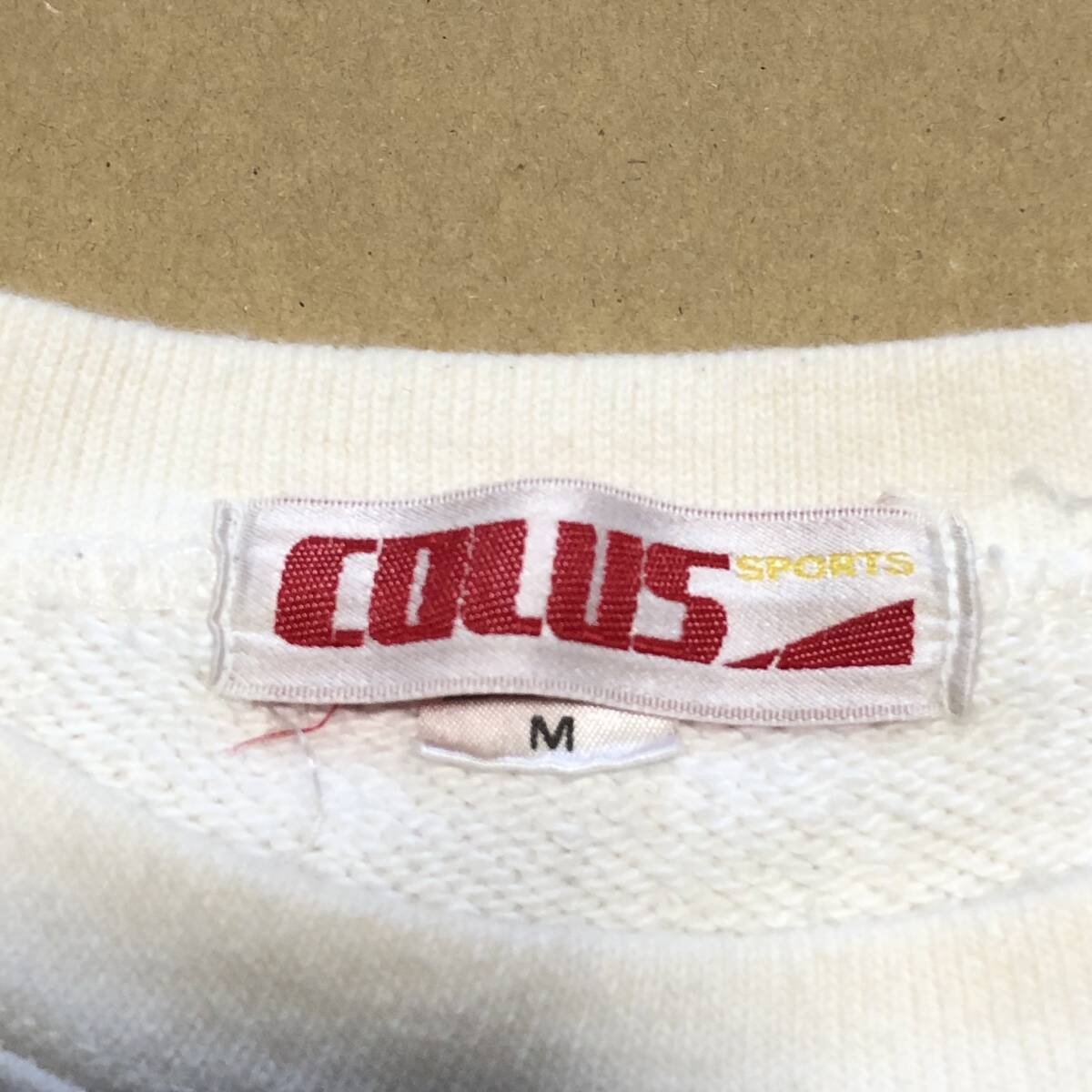 COLUS SPORTS 5ZIGEN トレーナー 白 Mサイズ USED ★★★送料無料★★★ 入手困難 超レア 土屋圭市 ドリフト カーレース_画像6