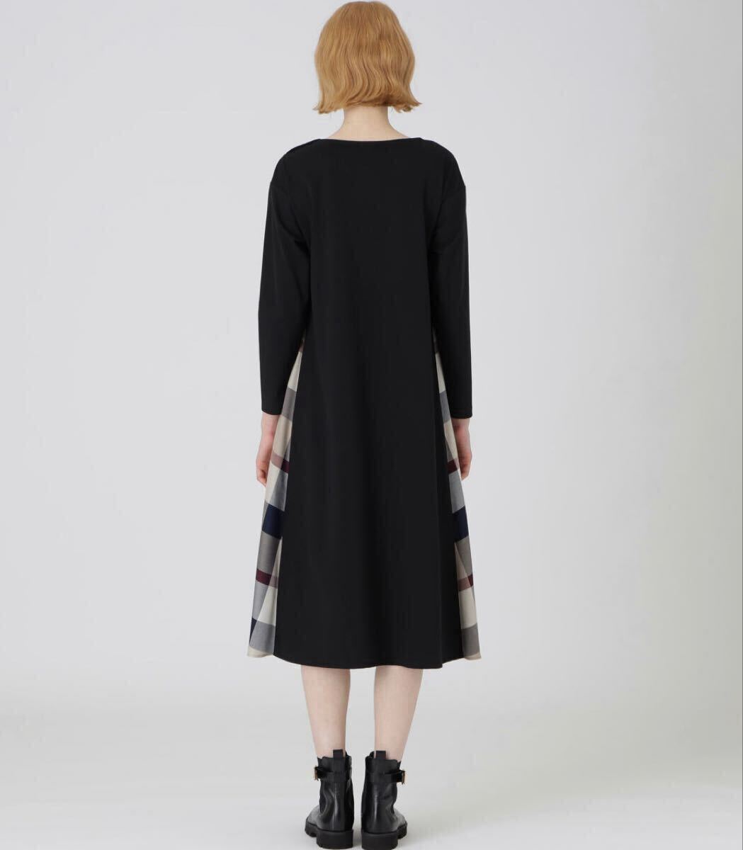 ブルーレーベルクレストブリッジ BLUE LABEL CRESTBRIDGE ワンピース　ハイゲージポンチワンピース　36_画像4