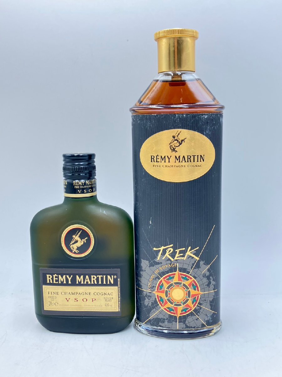 【同梱不可】 i円スタート レミーマルタン2本セット VSOP 200ml 40% TREK トリック 350ml 40% 未開栓 古酒 R011830_画像1