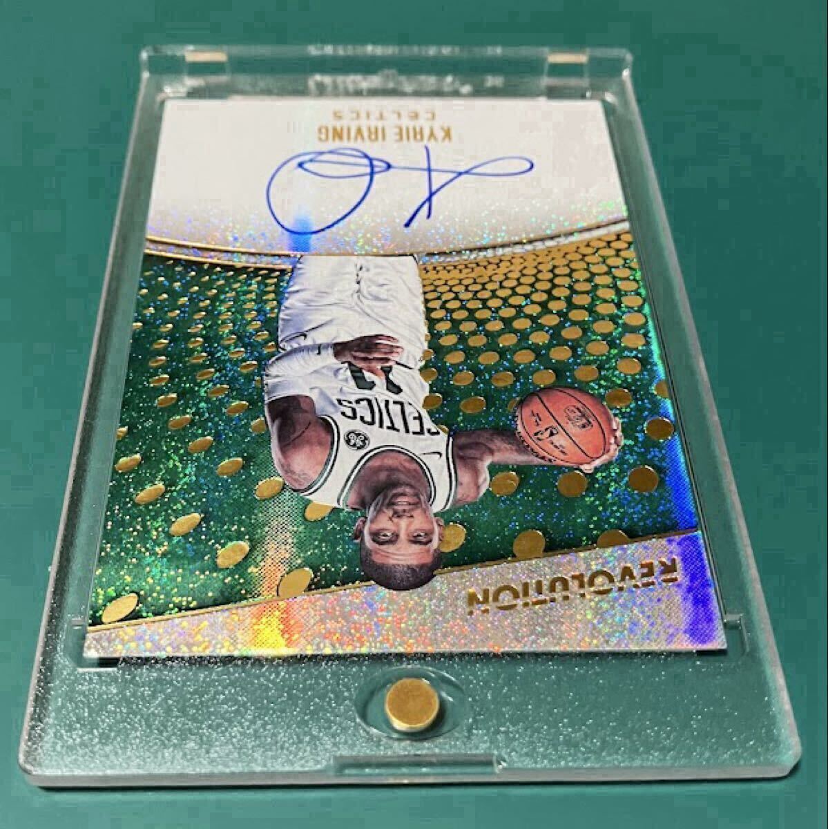 カイリー アービング 直筆サインカード Kyrie Irving NBA 2017-18 PANINI REVOLUTION AUTO_画像5