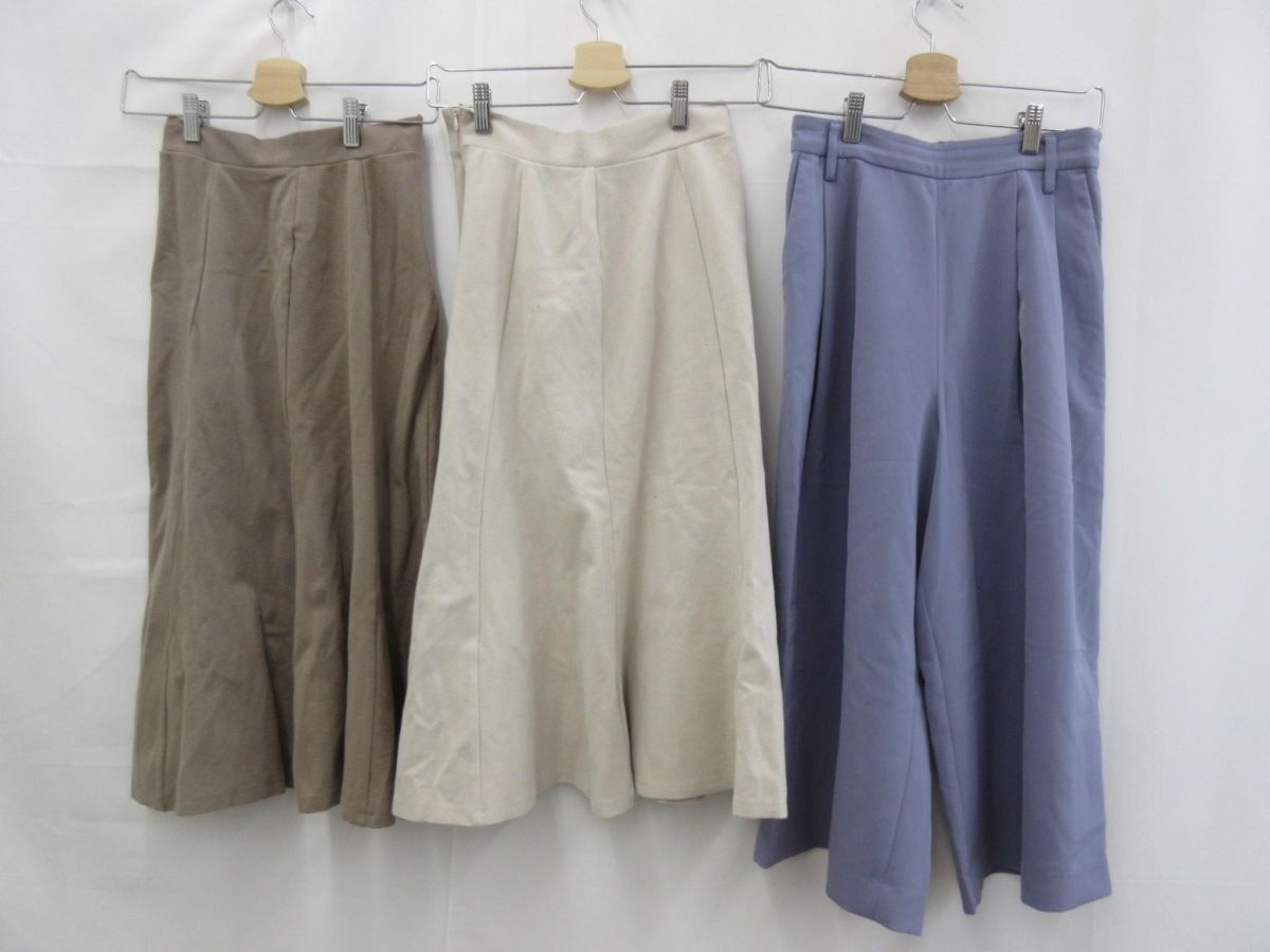 中古 ロペピクニック RopePicnic スエード スムース パンプス スカート 等 5点 37 38_画像5