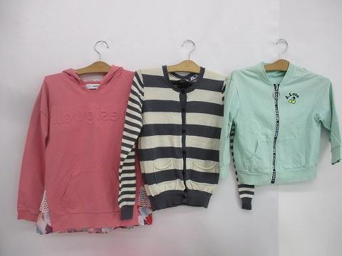 中古 ビームス ミキハウス ジェニィ 他 ダウンジャケット サロペット カーディガン 等 12点 130 140 11/12 150 キッ_画像3