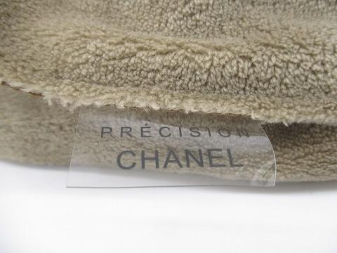 美品 シャネル CHANEL プレシジョン ショルダーバッグ ココマーク パイル地 ベージュ ノベルティ レディース_画像7