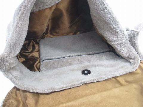 美品 シャネル CHANEL プレシジョン ショルダーバッグ ココマーク パイル地 ベージュ ノベルティ レディース_画像8