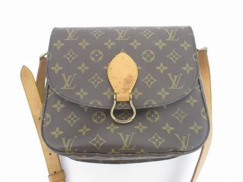 良品 ルイヴィトン LOUIS VUITTON モノグラム サンクルー GM レザー ショルダーバッグ 斜め掛け クロスボディ ハンド_画像3