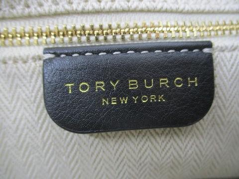 美品 トリーバーチ TORY BURCH セミショルダーバッグ ダブルTロゴ金具 レザー 黒 ブラック レディース_画像8