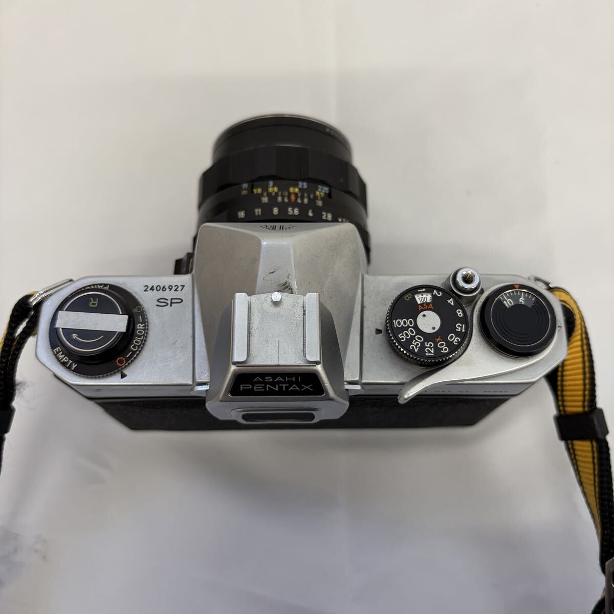 【1117M11】PENTAX ペンタックス SP SPOTMATIC Super-Takumar 1:1.4/50 フィルムカメラ 一眼レフ カメラ 動作未確認 現状品_画像3