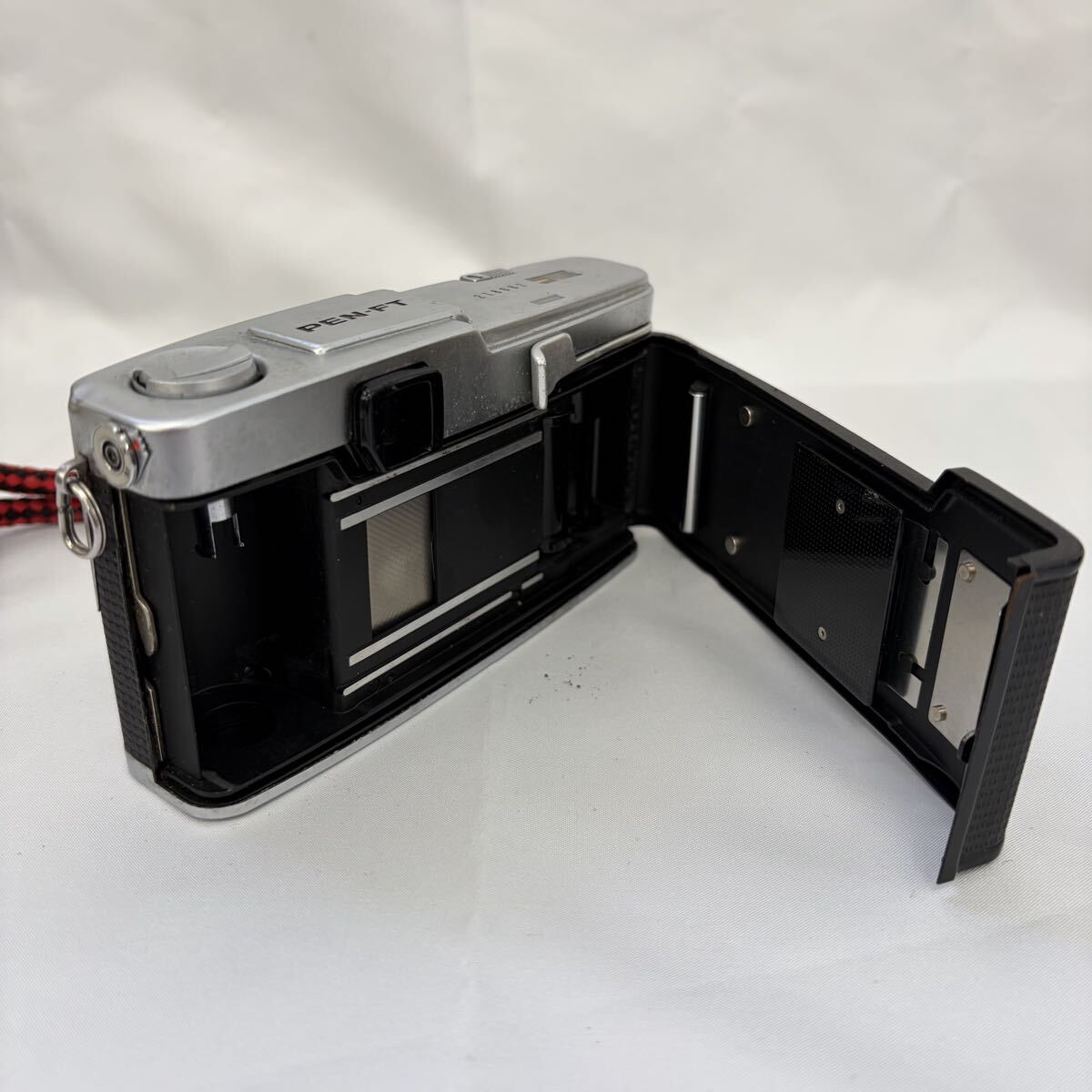 【1117M20】OLYMPUS-PEN F PEN-FT オリンパス フィルム一眼レフカメラ ボディ フィルムカメラ 動作未確認 現状品_画像6