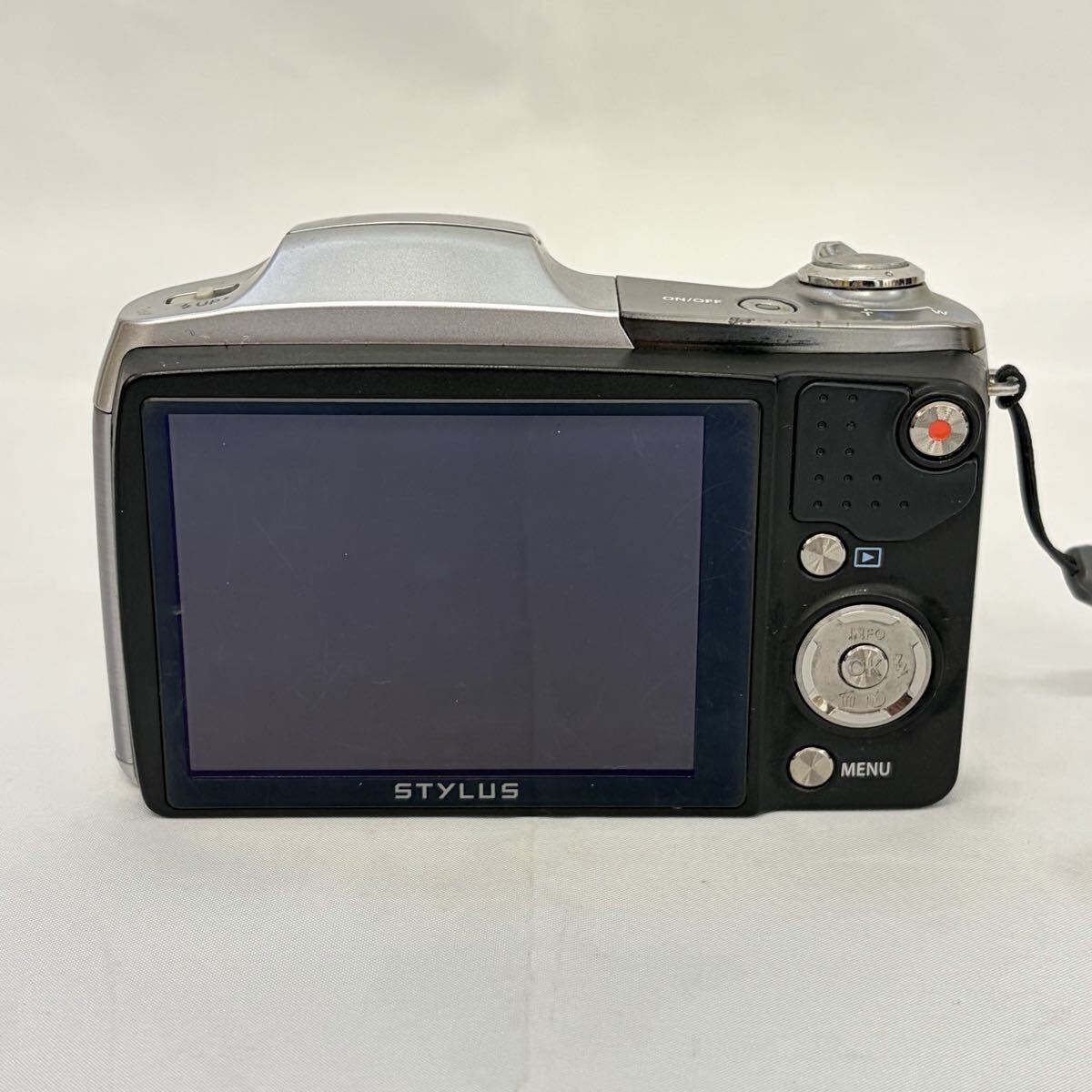 【1121M2】OLYMPUS オリンパス Stylus SZ-16 シルバー コンパクトデジタルカメラ デジカメ コンデジ 通電確認済み 0006_画像3