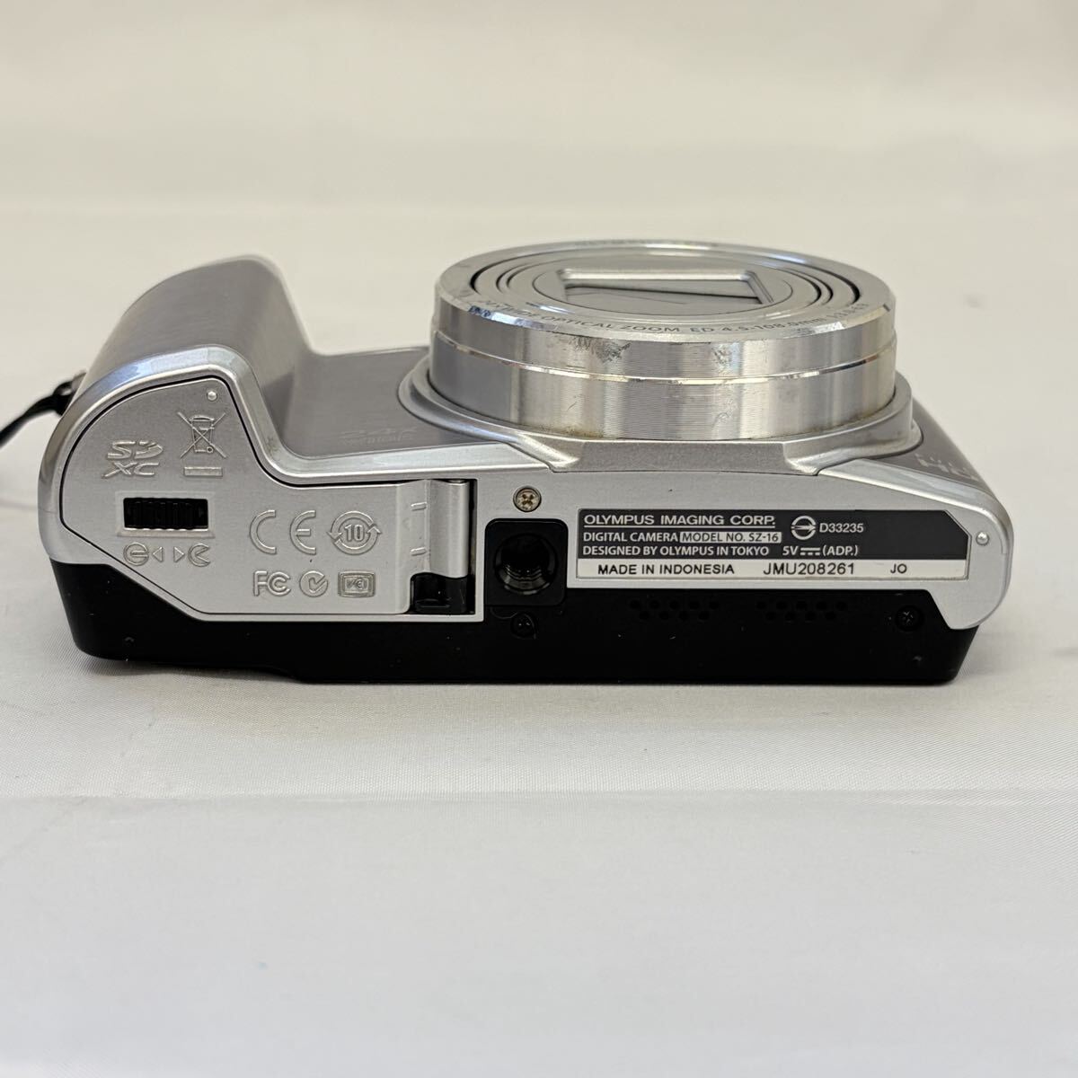 【1121M2】OLYMPUS オリンパス Stylus SZ-16 シルバー コンパクトデジタルカメラ デジカメ コンデジ 通電確認済み 0006_画像5
