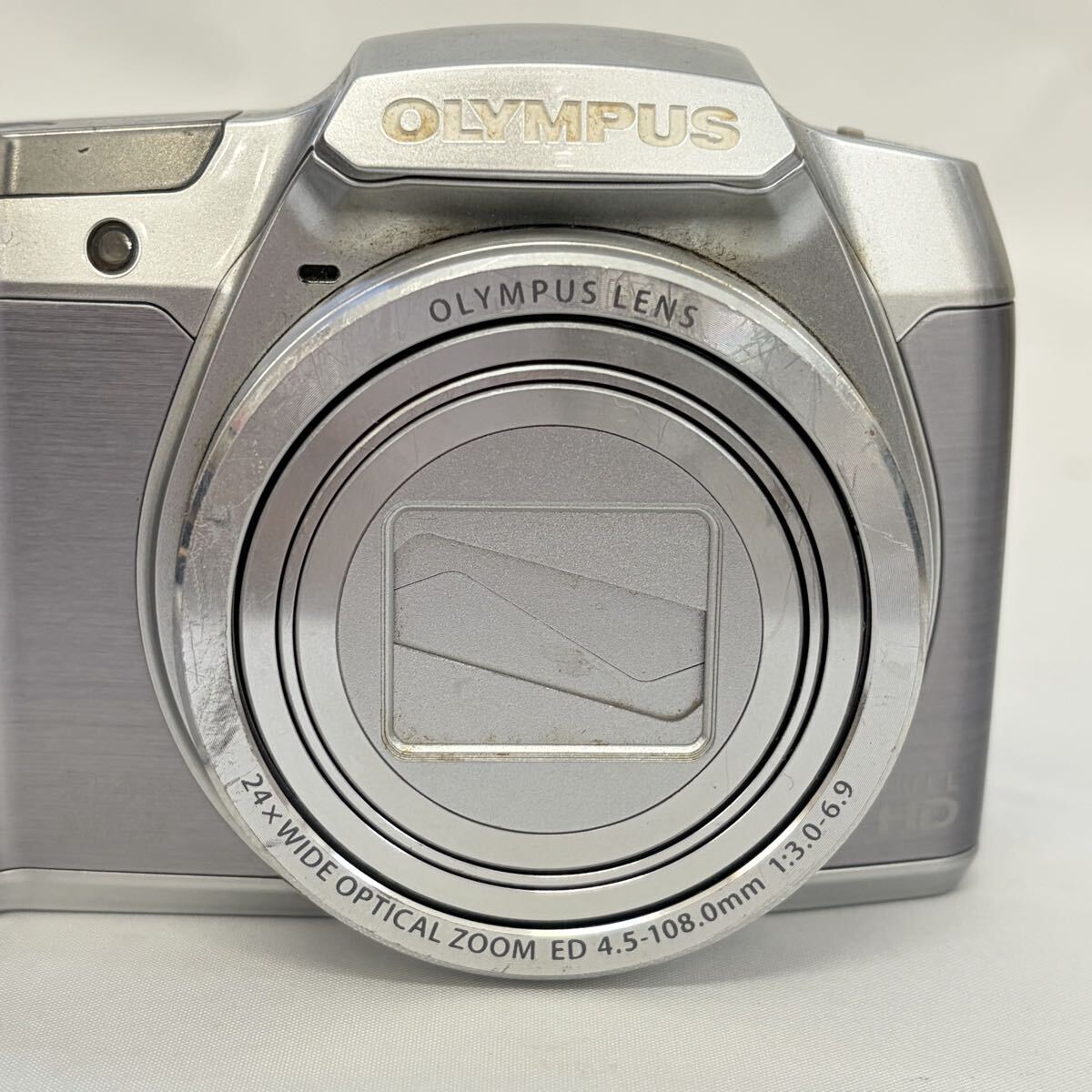【1121M2】OLYMPUS オリンパス Stylus SZ-16 シルバー コンパクトデジタルカメラ デジカメ コンデジ 通電確認済み 0006_画像6