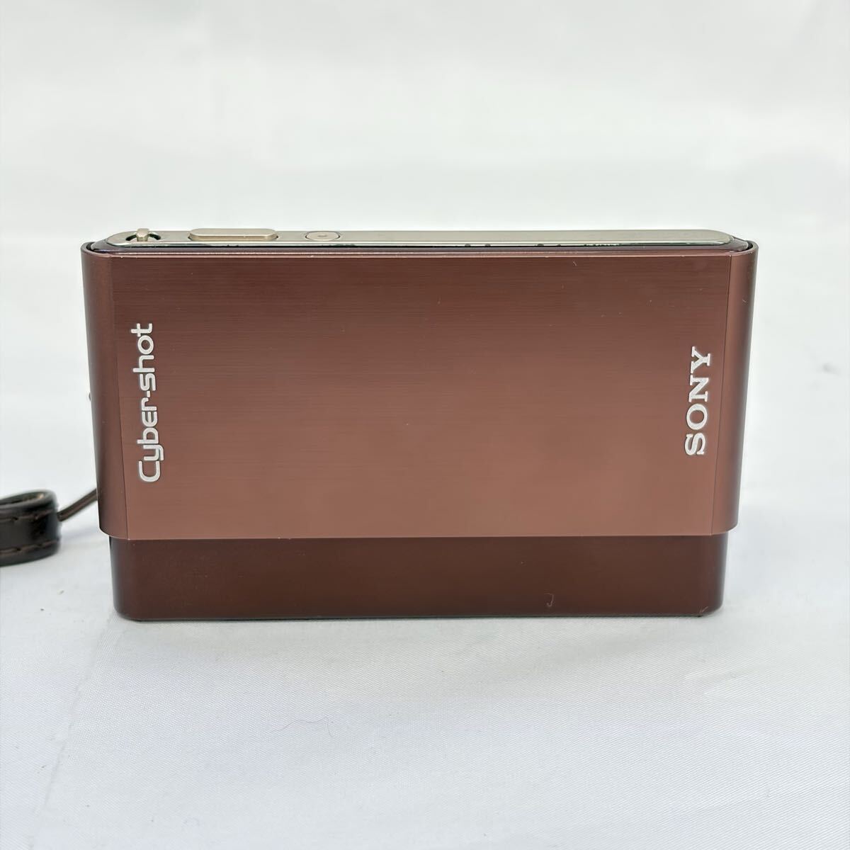 【1121M5】SONY ソニー Cyber-shot DSC-T77 ブラウン コンパクトデジタルカメラ デジカメ コンデジ 動作未確認 現状品 0002_画像2
