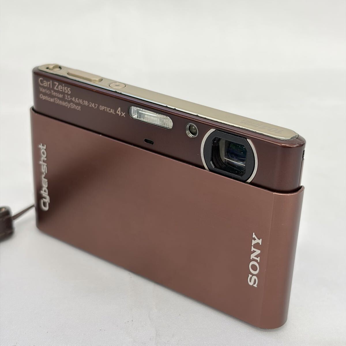 【1121M5】SONY ソニー Cyber-shot DSC-T77 ブラウン コンパクトデジタルカメラ デジカメ コンデジ 動作未確認 現状品 0002_画像6