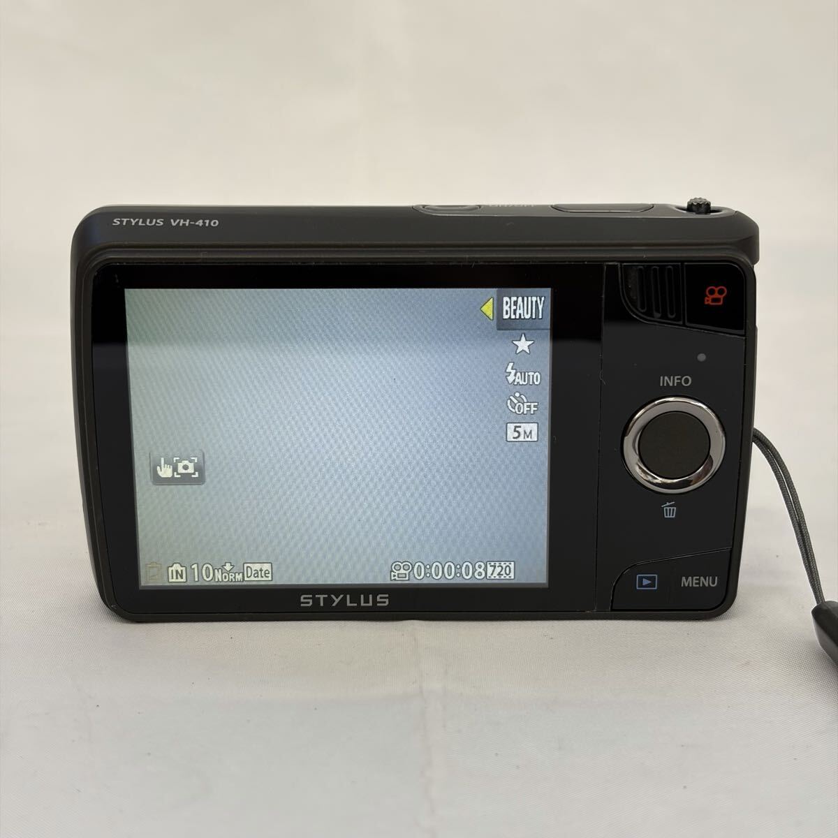 【1121M7】OLYMPUS オリンパス VH-410 コンパクトデジタルカメラ デジカメ コンデジ 通電確認済み 0003_画像5