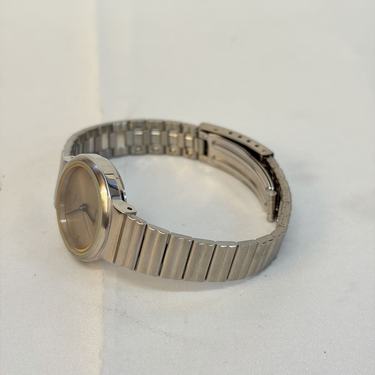 【1121M24】CITIZEN シチズン ベガ ジャンクション QZ イエロー文字盤 3030-405561 レディース腕時計 不動品_画像7