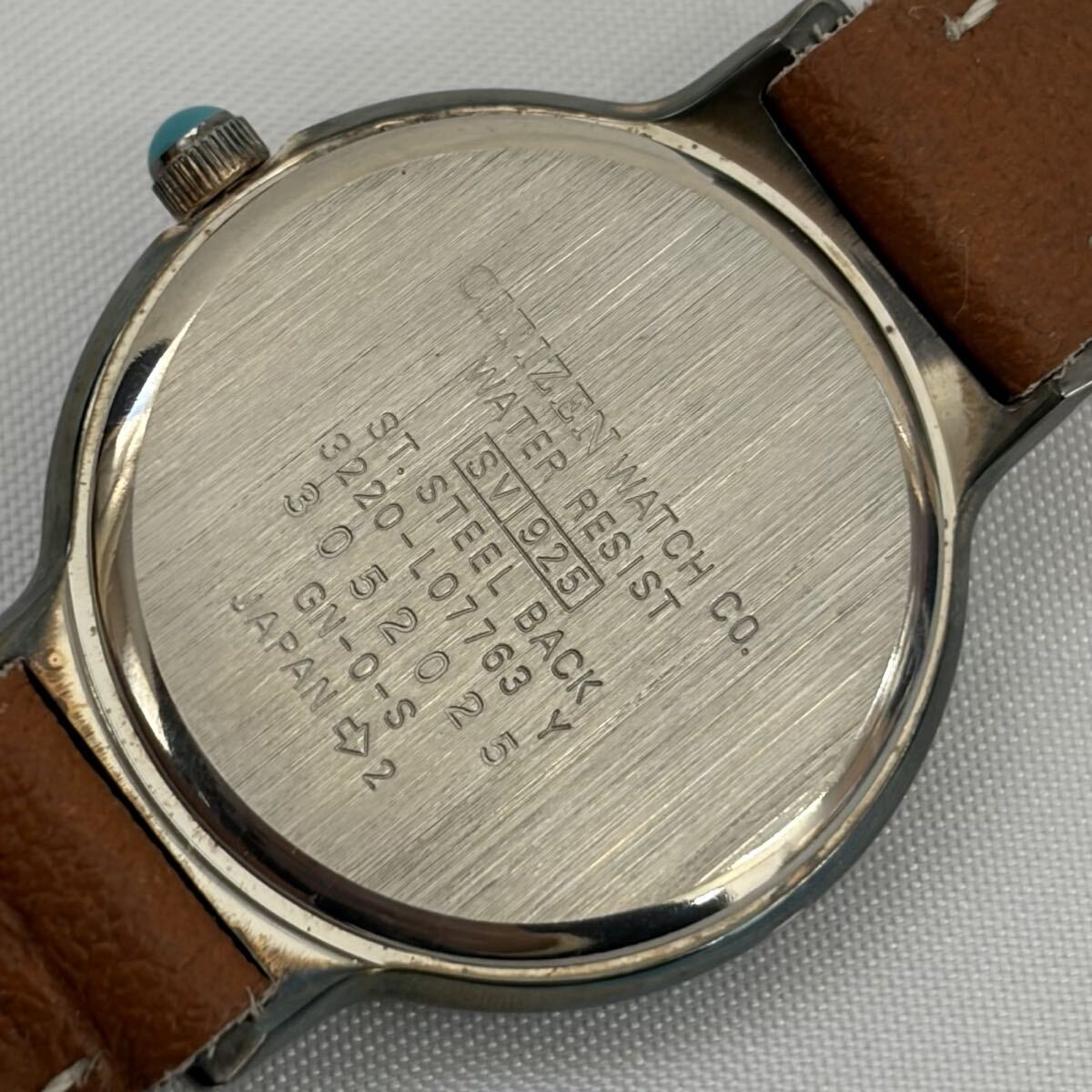 【1121M34】Secret SV 925 CITIZEN シチズン シルバー刻印 腕時計 時計 不動品 ※ややベタつきあり_画像4