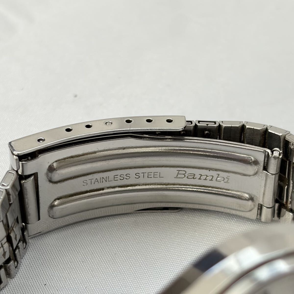 【1122M1】SEIKO セイコー TYPEⅡ 7546-7060 QZ クォーツ デイデイト シルバーカラー 3針 ラウンド メンズ腕時計 不動品_画像5