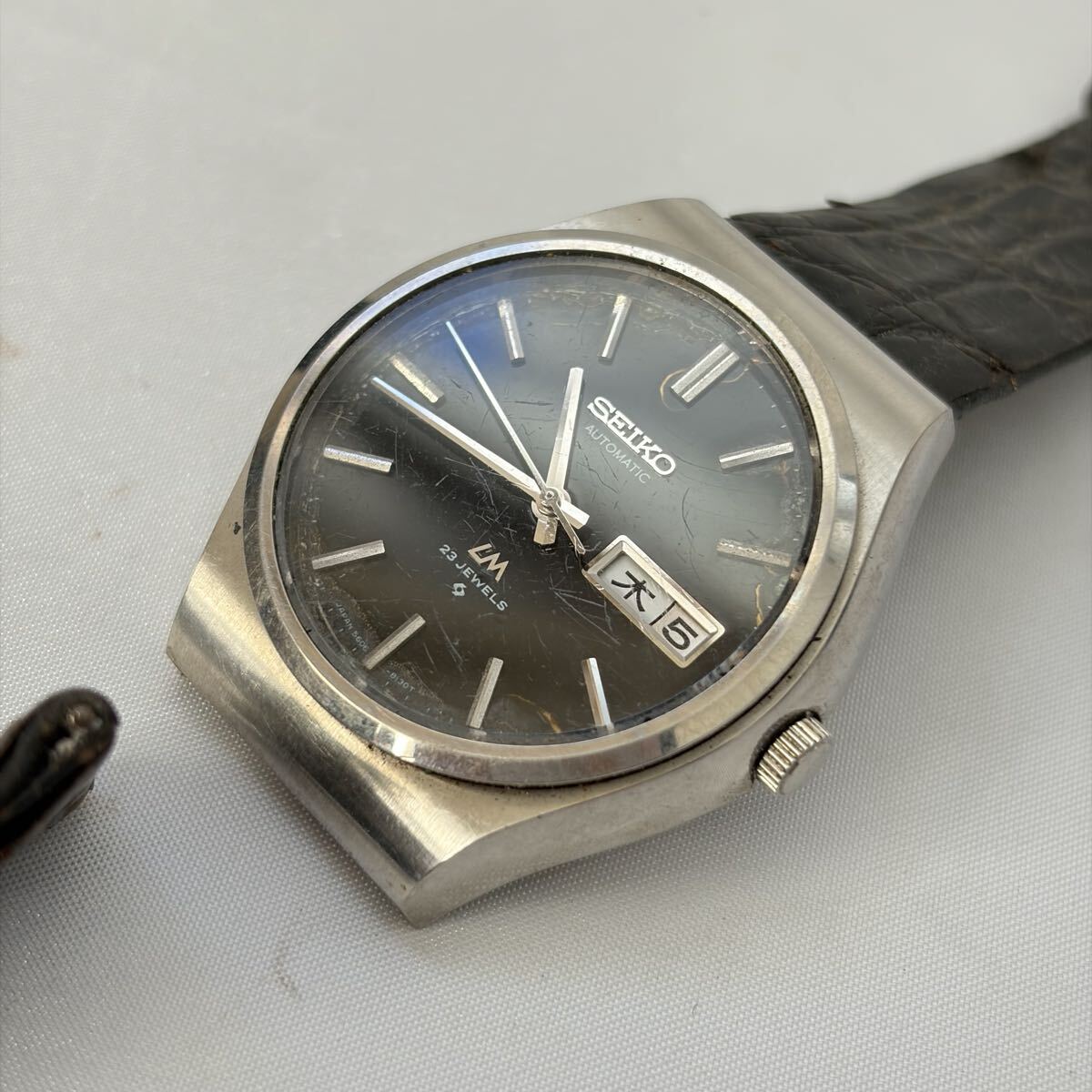 【1122M2】SEIKO セイコー ロードマチック 5606-8090 23石 自動巻 腕時計 時計 稼働_画像1