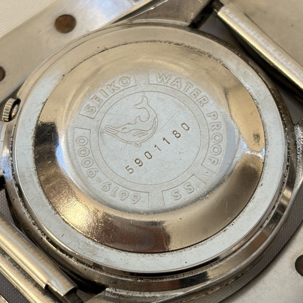 【1122M5】SEIKO セイコー 5 Sportsmatic スポーツマチック 6619-9000 デイデイト メンズ 腕時計 自動巻き アナログ ラウンド 稼働品_画像3