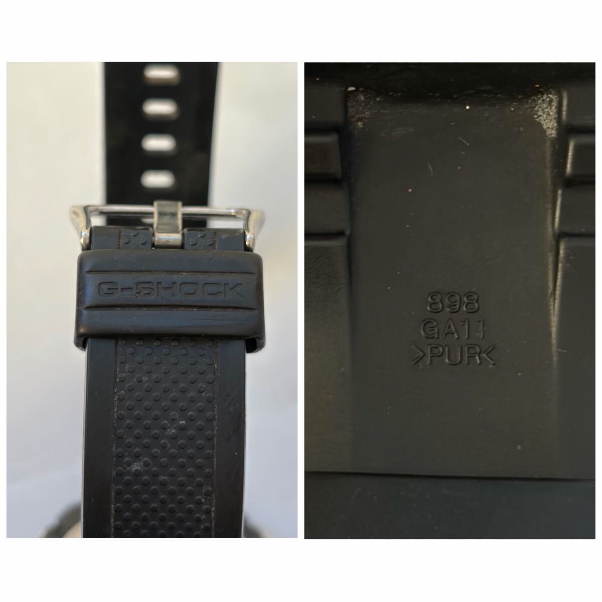 【1122M7】CASIO カシオ Gショック GST-W300C 電波ソーラー ブラック文字盤 メンズ腕時計 不動_画像10