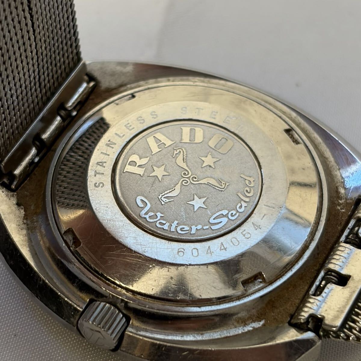 【1122M9】RADO ラドー KAPELL 腕時計 WATER SEALED 自動巻き デイト オートマチック ラドー カペル 稼働_画像4