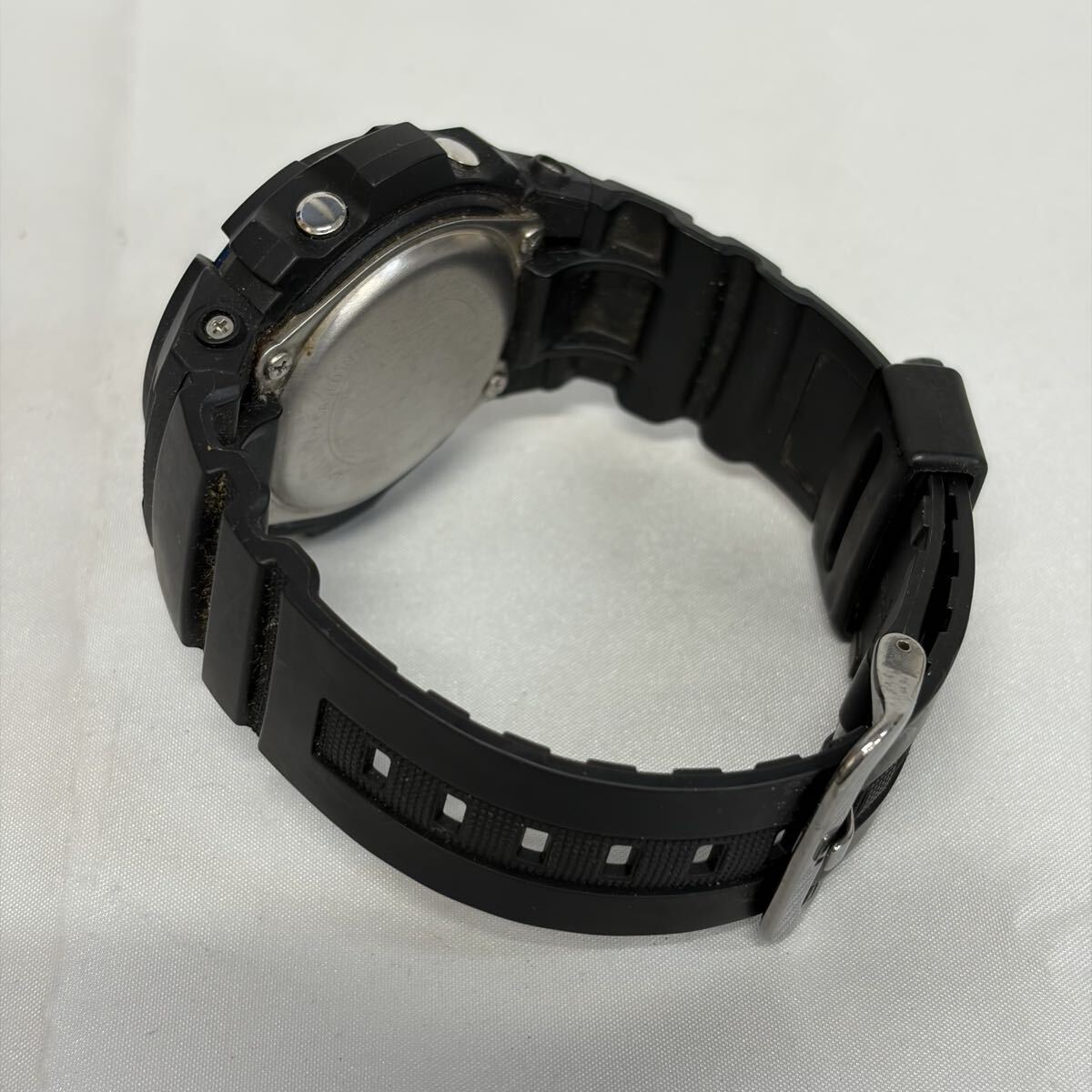 【1122M21】CASIO カシオ G-SHOCK ジーショック AW-591 黒文字盤 メンズ クォーツ 腕時計 不動品_画像7