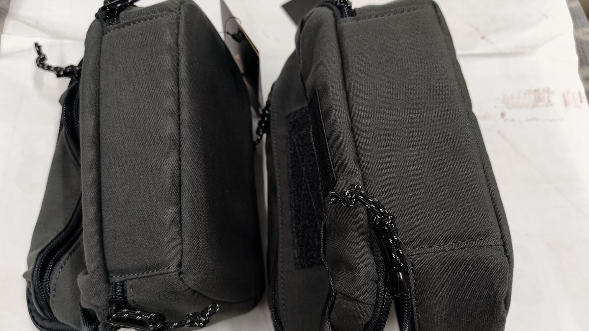 未使用品2個セット/TARAS BOULBAタラスブルバ/ツールバッグS/M/TOOLS BAG/0.8/1L/17×5×12cm/20x6x14cmTBA-S22-014-174/175灰グレー小物入_画像10