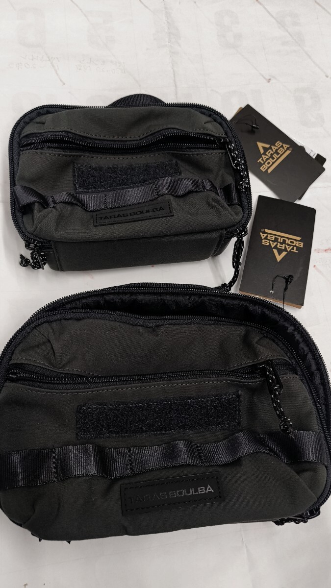 未使用品2個セット/TARAS BOULBAタラスブルバ/ツールバッグS/M/TOOLS BAG/0.8/1L/17×5×12cm/20x6x14cmTBA-S22-014-174/175灰グレー小物入_画像1
