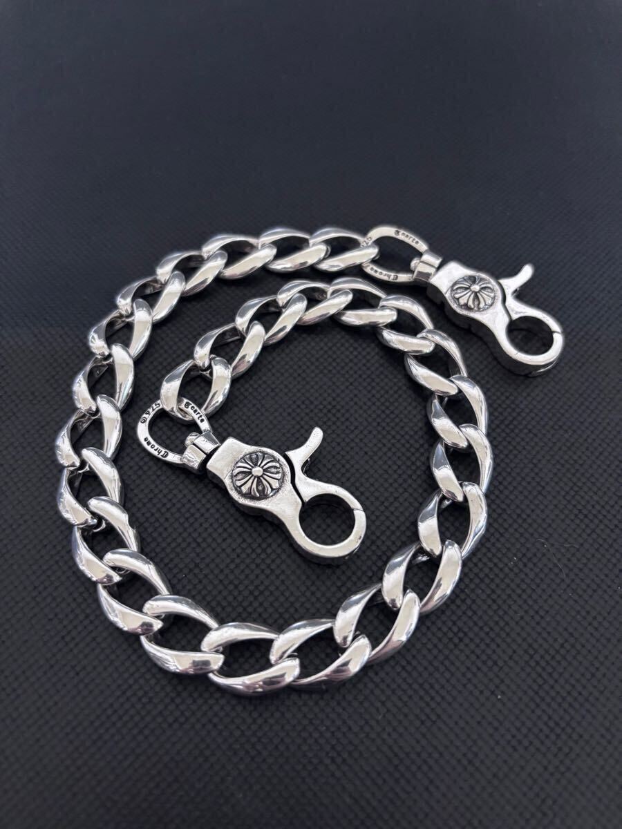 ウォレットチェーン クラシックチェーン ファンシー シルバー925 刻印_画像1